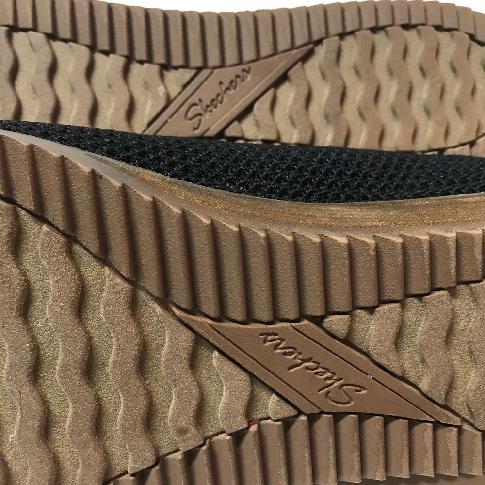 Skechers Cleo Black Knit Slip-On Flats - Picture 9 of 11